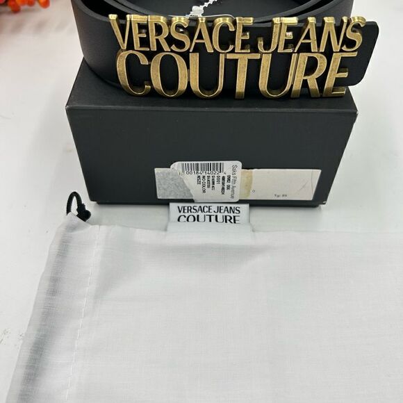 Women’s Versace jeans couture belt size 85 cm made in Italy - Picture 3 of 9